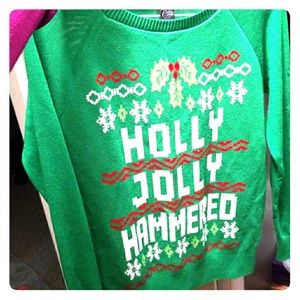 Green Christmas sweater